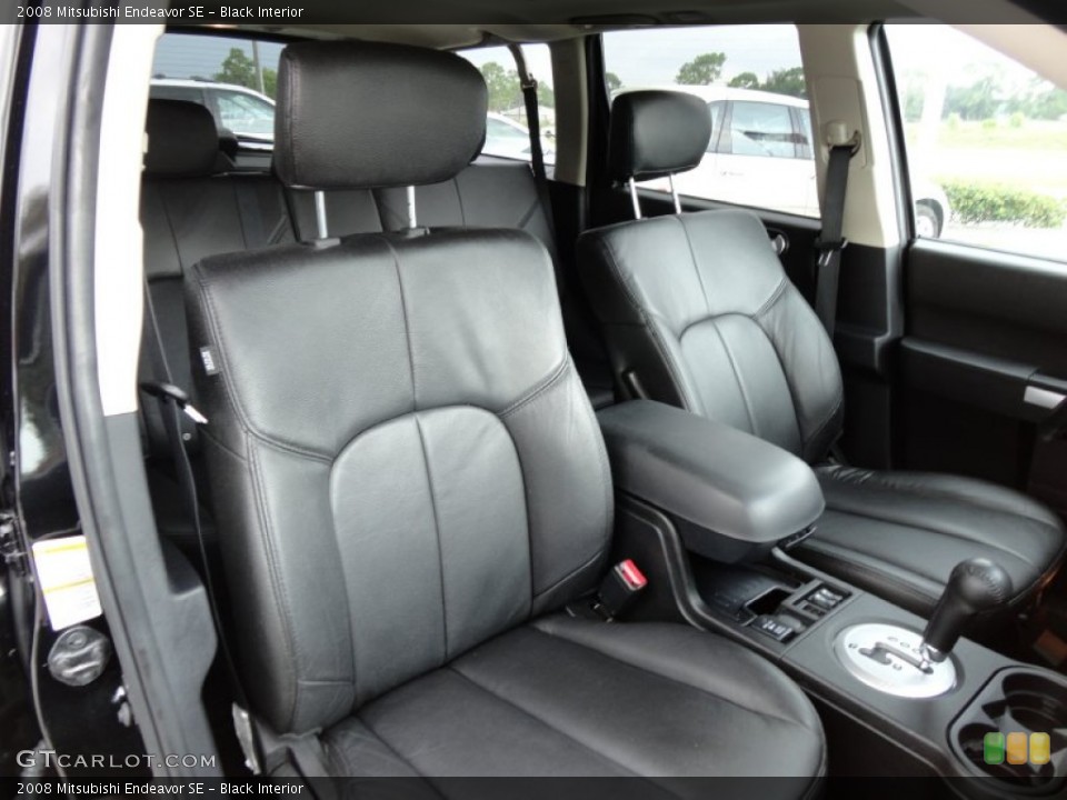 Black Interior Photo for the 2008 Mitsubishi Endeavor SE #53757925