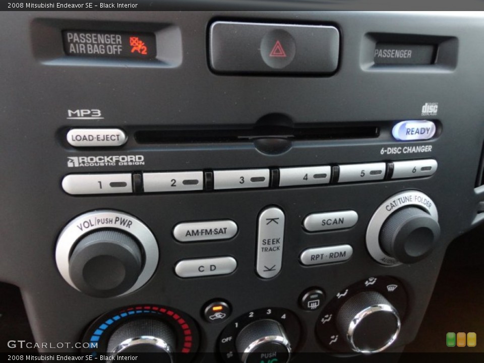 Black Interior Audio System for the 2008 Mitsubishi Endeavor SE #53757998