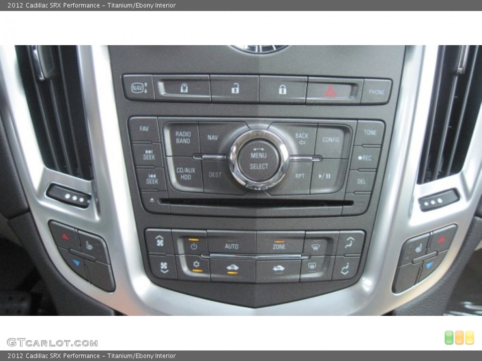 Titanium/Ebony Interior Controls for the 2012 Cadillac SRX Performance #53758769