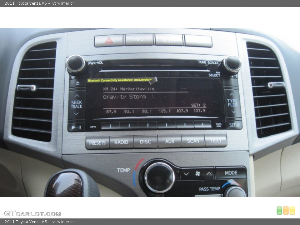 Ivory Interior Audio System for the 2011 Toyota Venza V6 #53759213