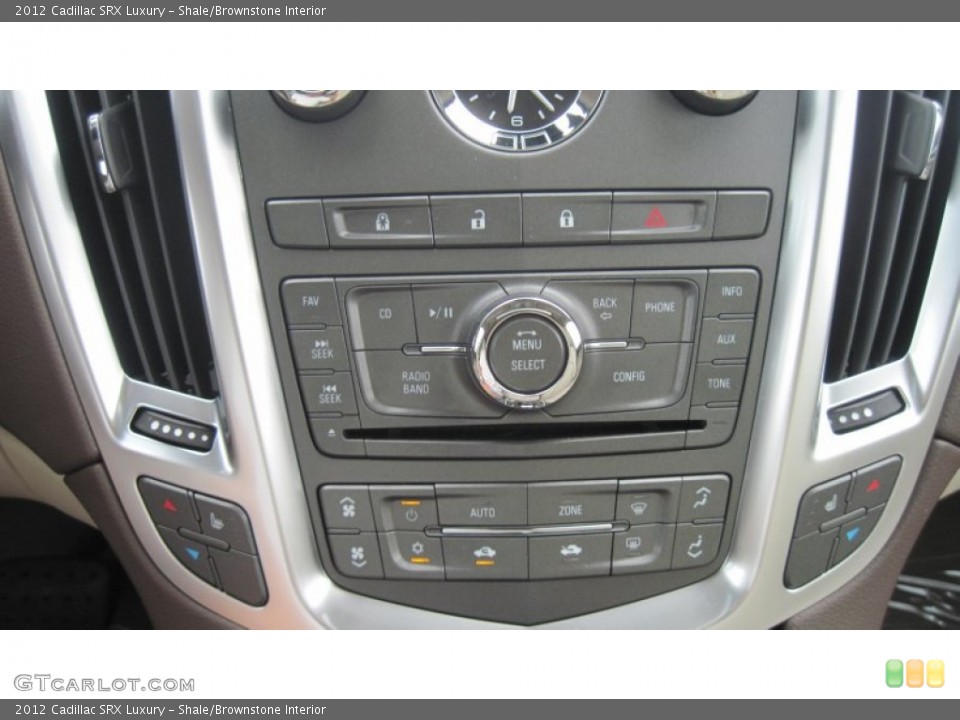Shale/Brownstone Interior Controls for the 2012 Cadillac SRX Luxury #53759549