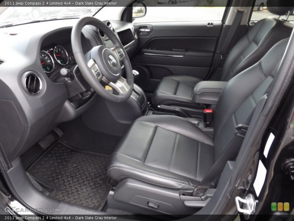 Dark Slate Gray Interior Photo for the 2011 Jeep Compass 2.4 Limited 4x4 #53760914