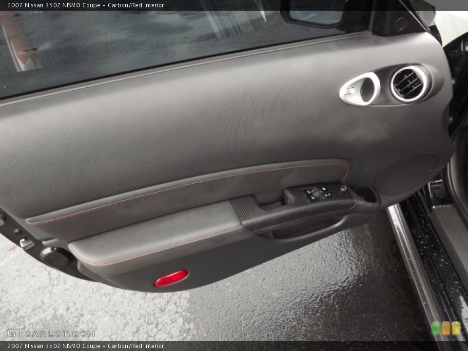 Carbon/Red Interior Door Panel for the 2007 Nissan 350Z NISMO Coupe #53761124