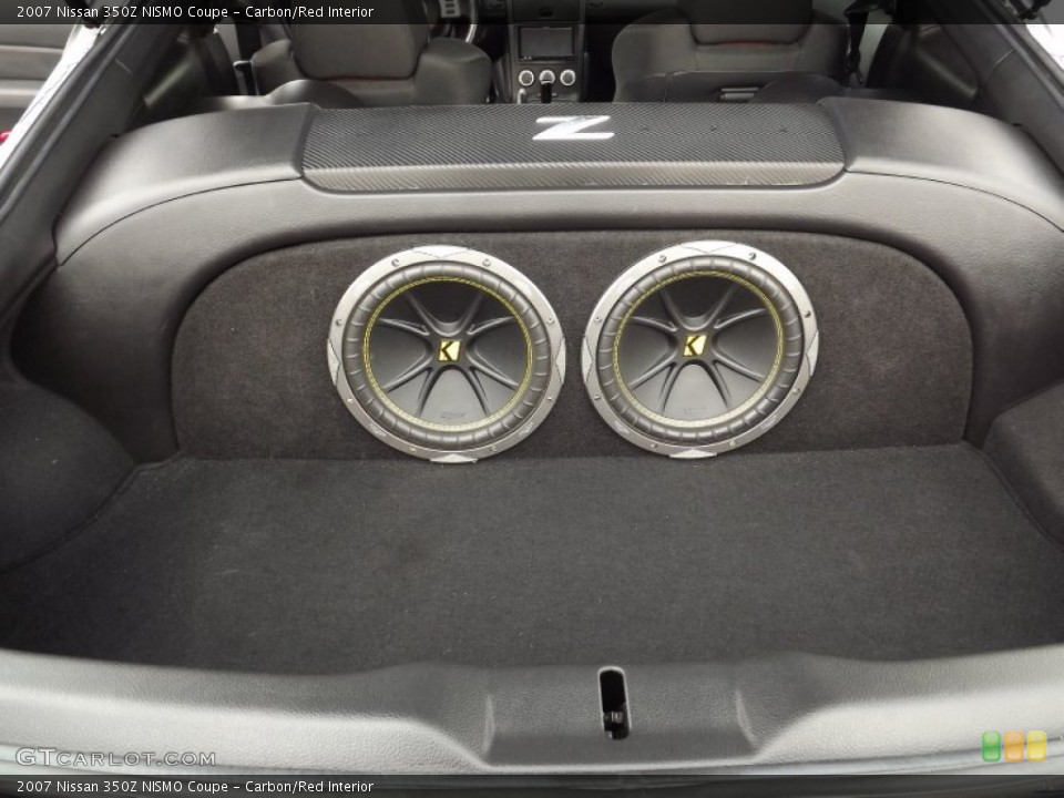 Carbon/Red Interior Trunk for the 2007 Nissan 350Z NISMO Coupe #53761151