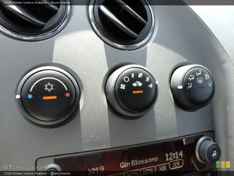 Ebony Interior Controls for the 2008 Pontiac Solstice Roadster #53762228