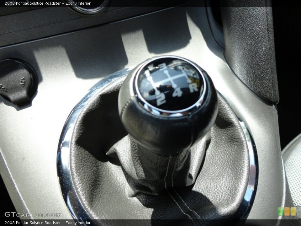 Ebony Interior Transmission for the 2008 Pontiac Solstice Roadster #53762234