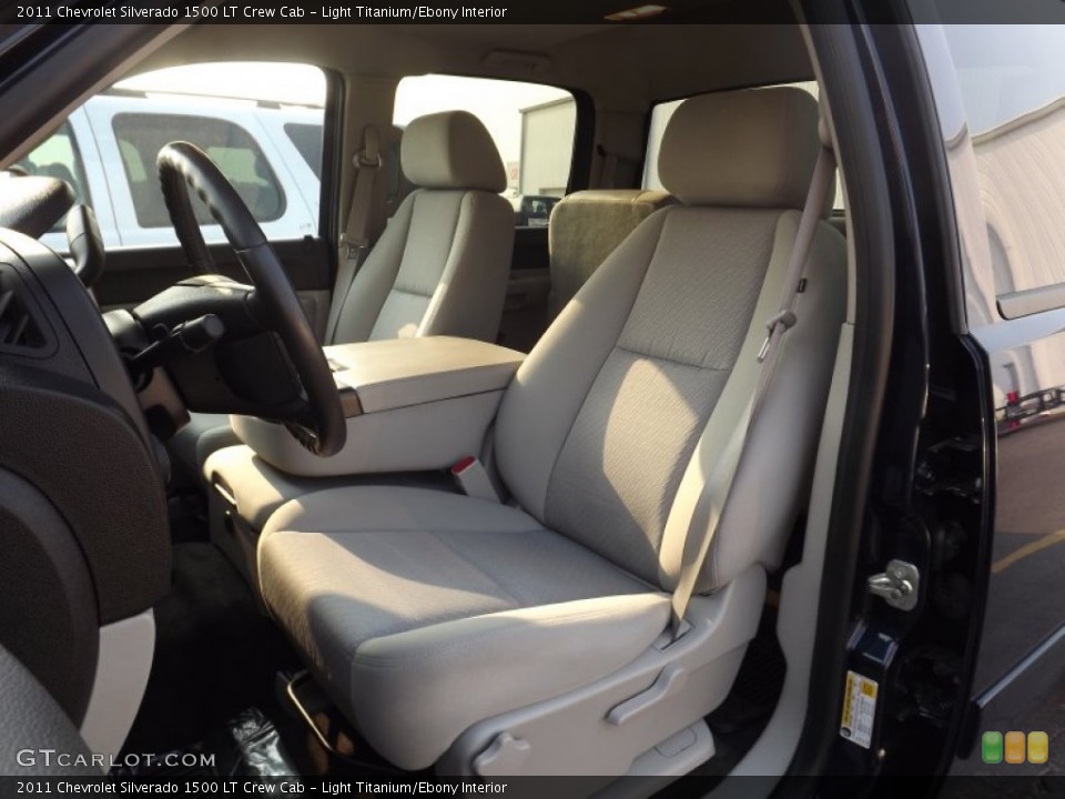 Light Titanium/Ebony Interior Photo for the 2011 Chevrolet Silverado 1500 LT Crew Cab #53762300
