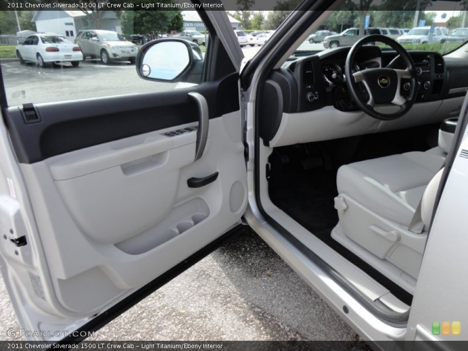 Light Titanium/Ebony Interior Photo for the 2011 Chevrolet Silverado 1500 LT Crew Cab #53762444