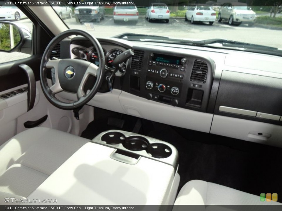 Light Titanium/Ebony Interior Dashboard for the 2011 Chevrolet Silverado 1500 LT Crew Cab #53762504