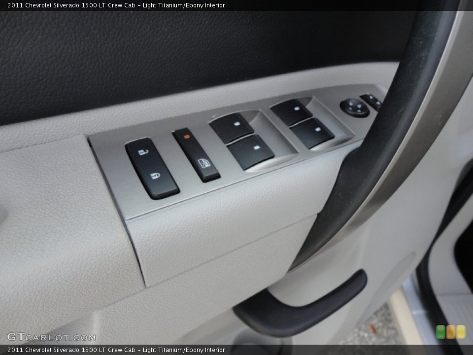 Light Titanium/Ebony Interior Controls for the 2011 Chevrolet Silverado 1500 LT Crew Cab #53762564