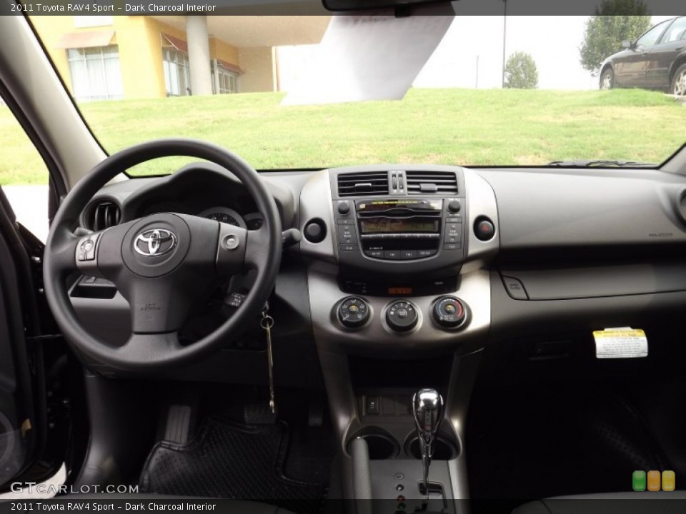 Dark Charcoal Interior Dashboard for the 2011 Toyota RAV4 Sport #53763734