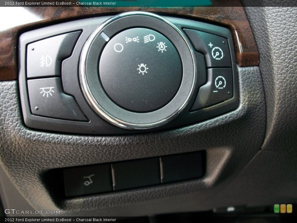 Charcoal Black Interior Controls for the 2012 Ford Explorer Limited EcoBoost #53764697