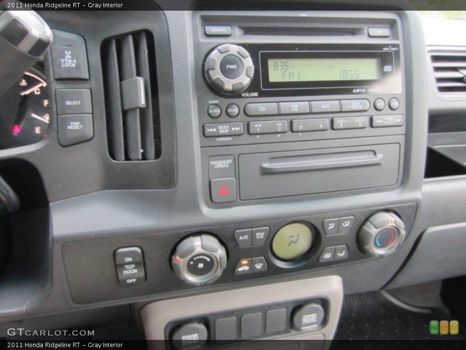Gray Interior Controls for the 2011 Honda Ridgeline RT #53766482