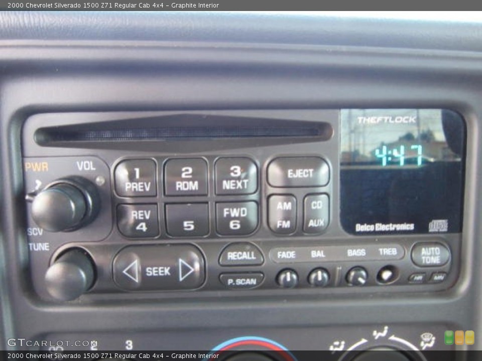 Graphite Interior Audio System for the 2000 Chevrolet Silverado 1500 Z71 Regular Cab 4x4 #53766872