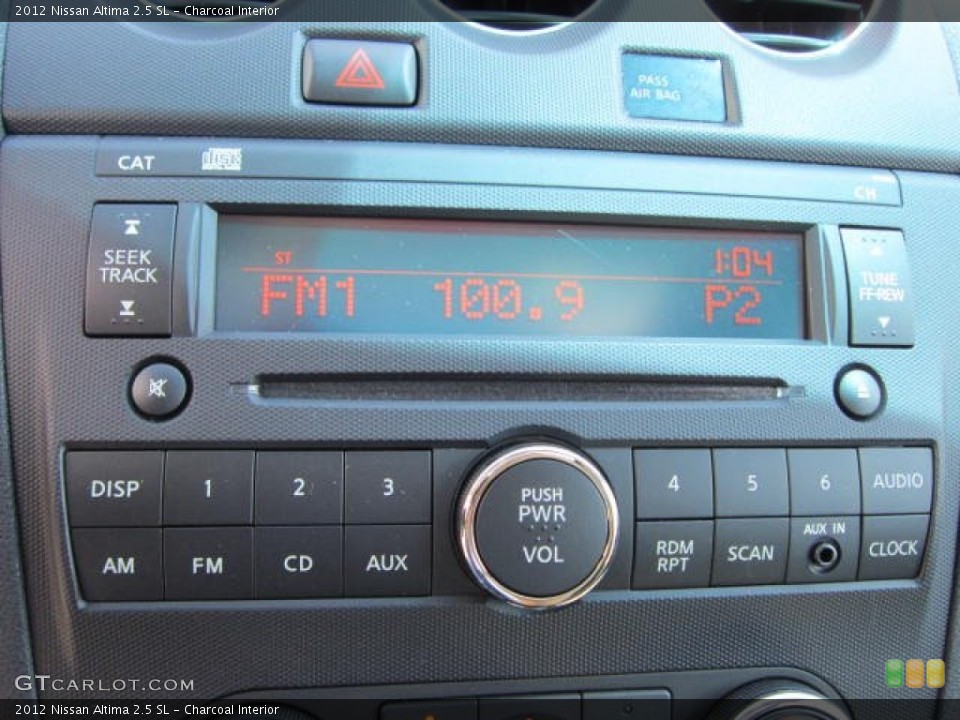 Charcoal Interior Audio System for the 2012 Nissan Altima 2.5 SL #53768417