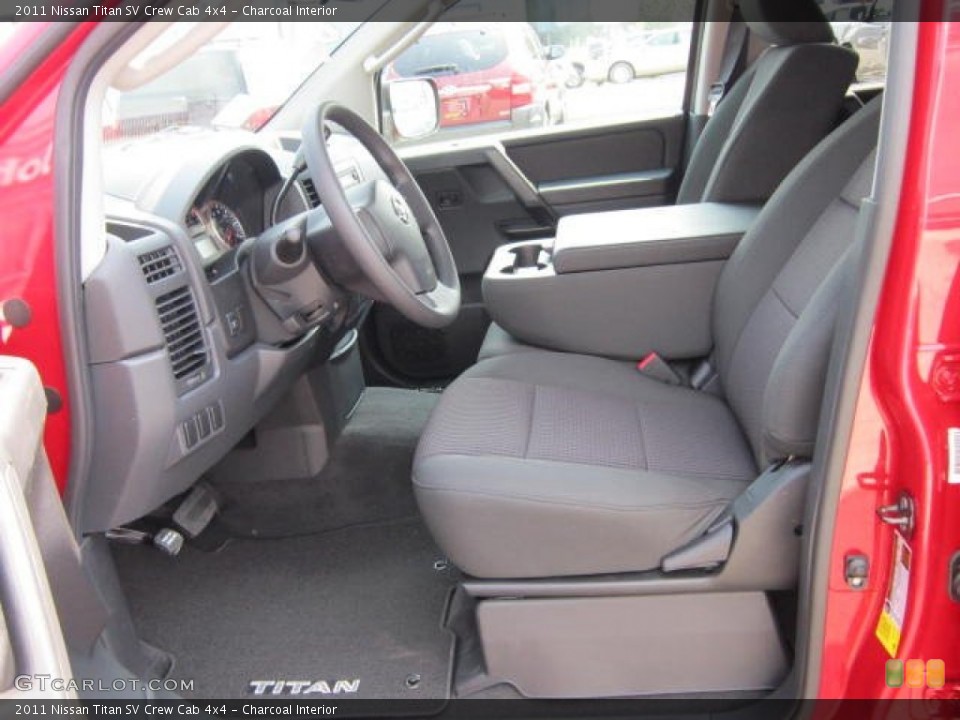 Charcoal Interior Photo for the 2011 Nissan Titan SV Crew Cab 4x4 #53768483