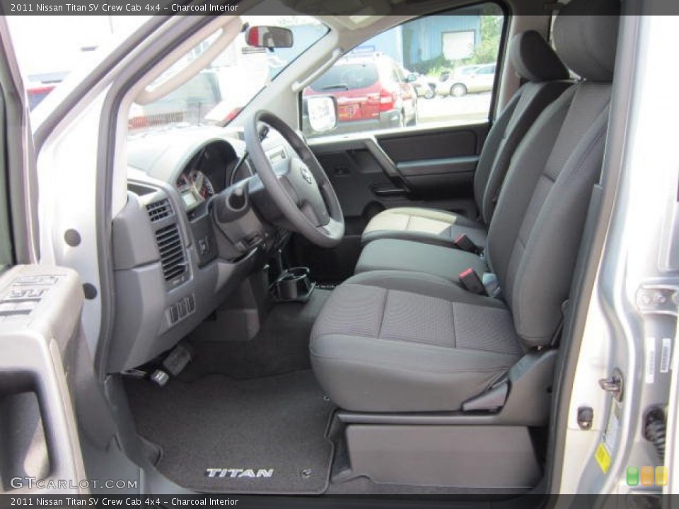 Charcoal Interior Photo for the 2011 Nissan Titan SV Crew Cab 4x4 #53768604