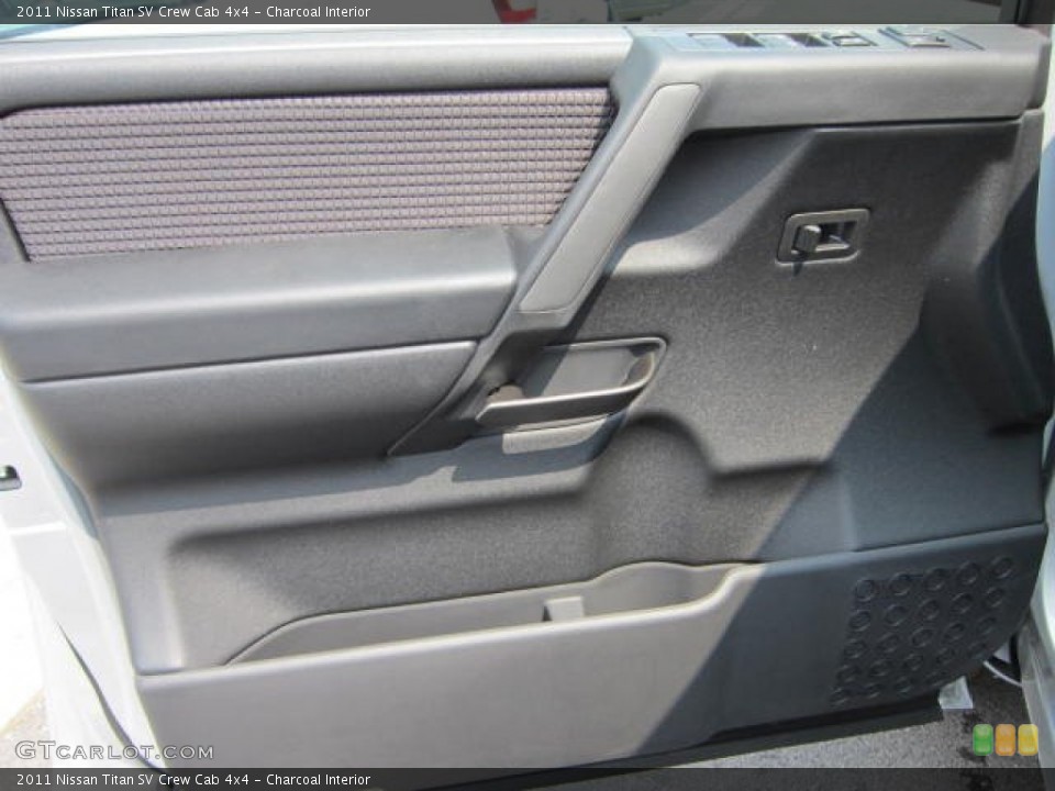 Charcoal Interior Door Panel for the 2011 Nissan Titan SV Crew Cab 4x4 #53768615