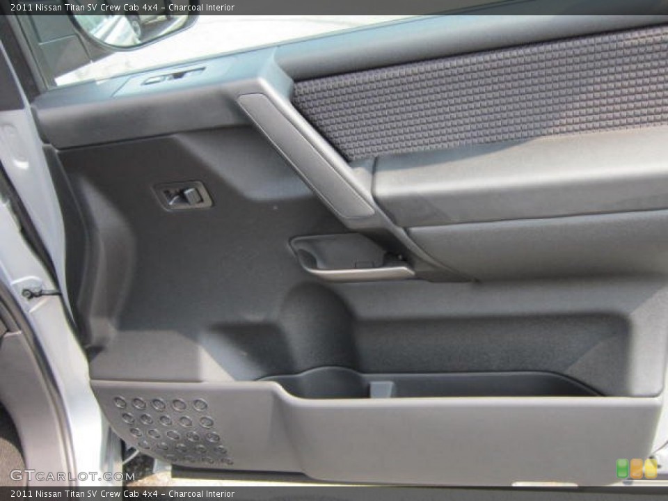 Charcoal Interior Door Panel for the 2011 Nissan Titan SV Crew Cab 4x4 #53768651