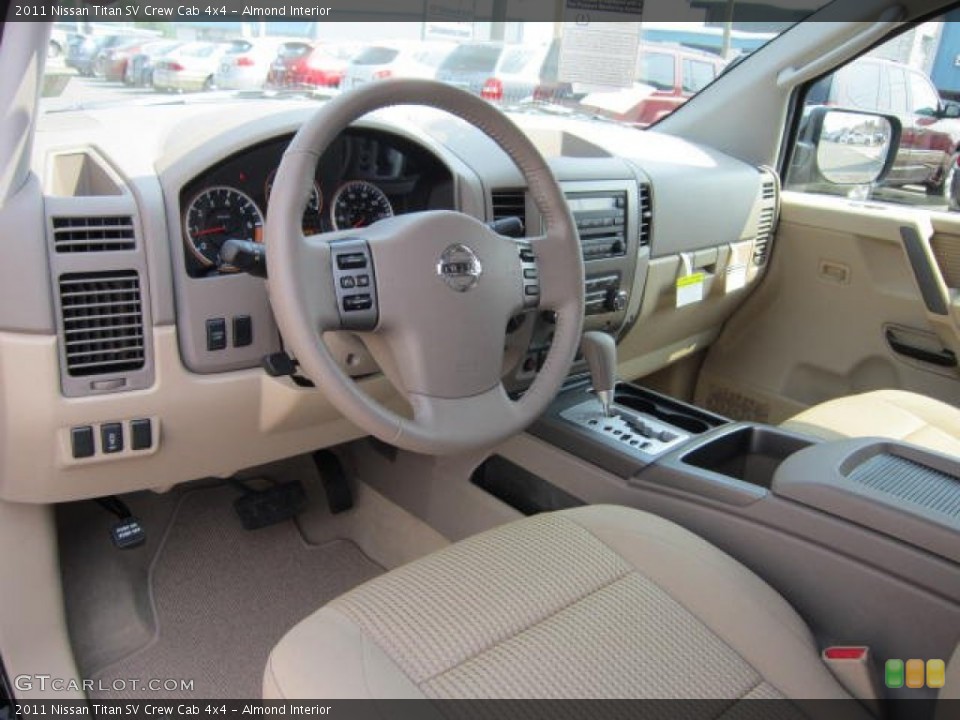 Almond Interior Photo for the 2011 Nissan Titan SV Crew Cab 4x4 #53768849