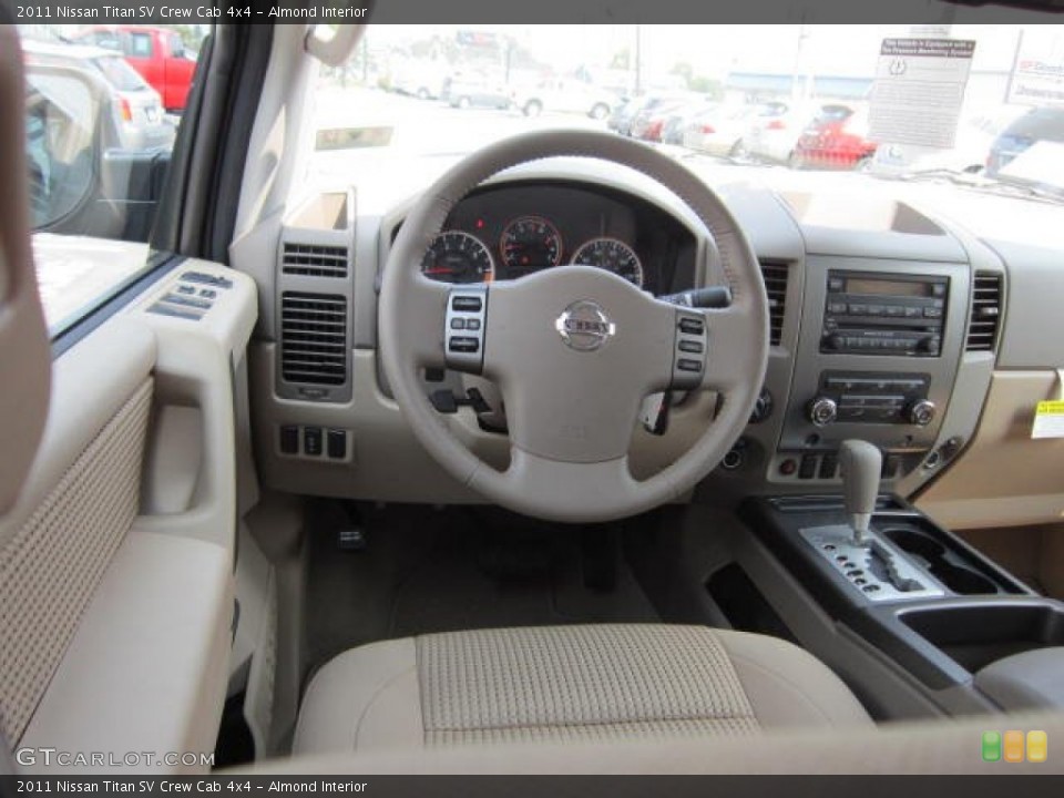 Almond Interior Dashboard for the 2011 Nissan Titan SV Crew Cab 4x4 #53768867