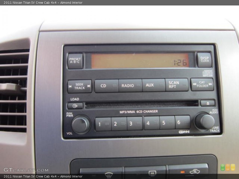 Almond Interior Audio System for the 2011 Nissan Titan SV Crew Cab 4x4 #53768897