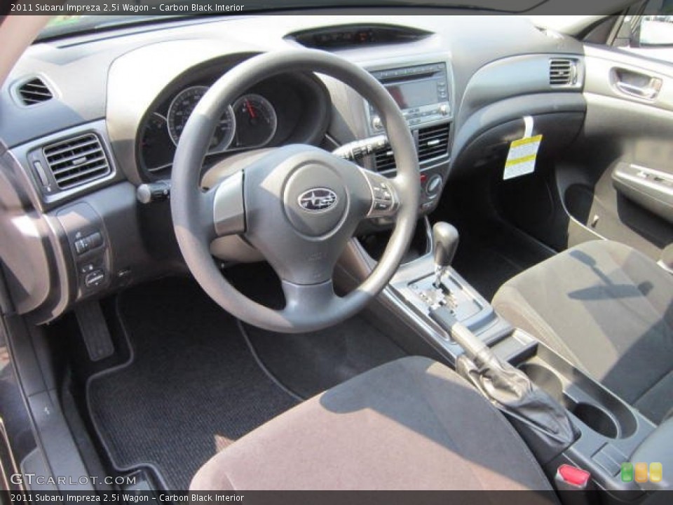 Carbon Black Interior Photo for the 2011 Subaru Impreza 2.5i Wagon #53769548