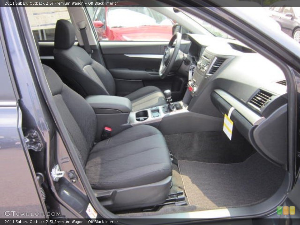 Off Black Interior Photo for the 2011 Subaru Outback 2.5i Premium Wagon #53770409