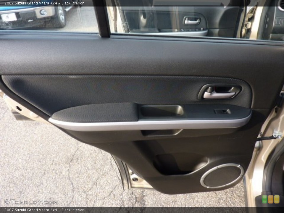 Black Interior Door Panel for the 2007 Suzuki Grand Vitara 4x4 #53770643