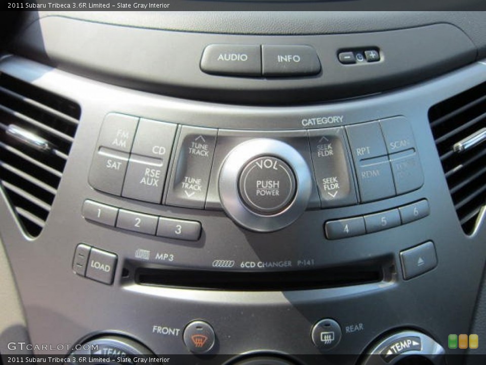 Slate Gray Interior Audio System for the 2011 Subaru Tribeca 3.6R Limited #53770649