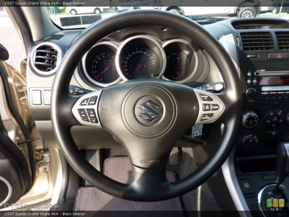 Black Interior Steering Wheel for the 2007 Suzuki Grand Vitara 4x4 #53770661