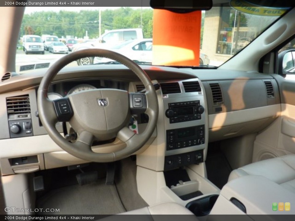 Khaki Interior Dashboard for the 2004 Dodge Durango Limited 4x4 #53770775
