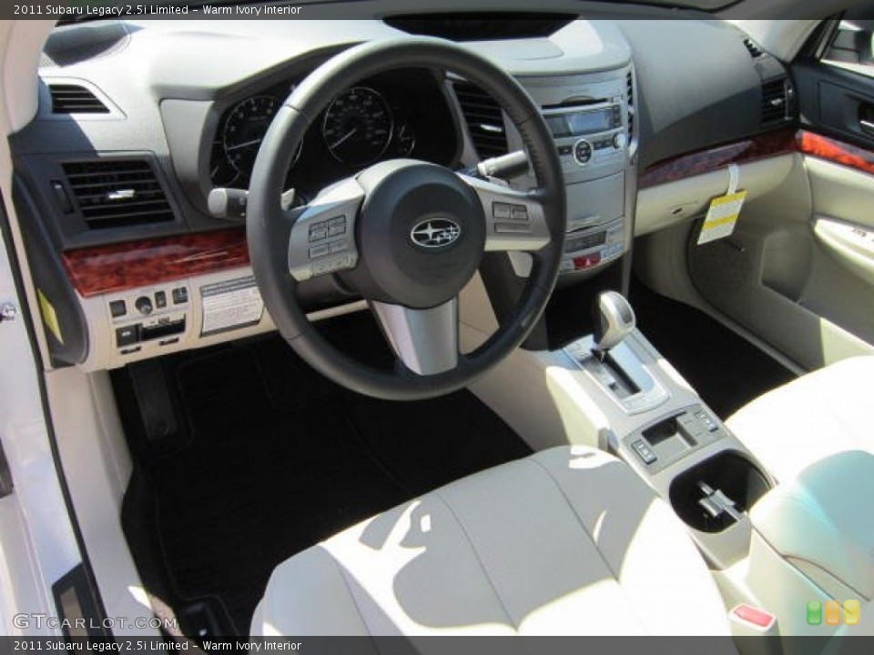 Warm Ivory Interior Photo for the 2011 Subaru Legacy 2.5i Limited #53771072