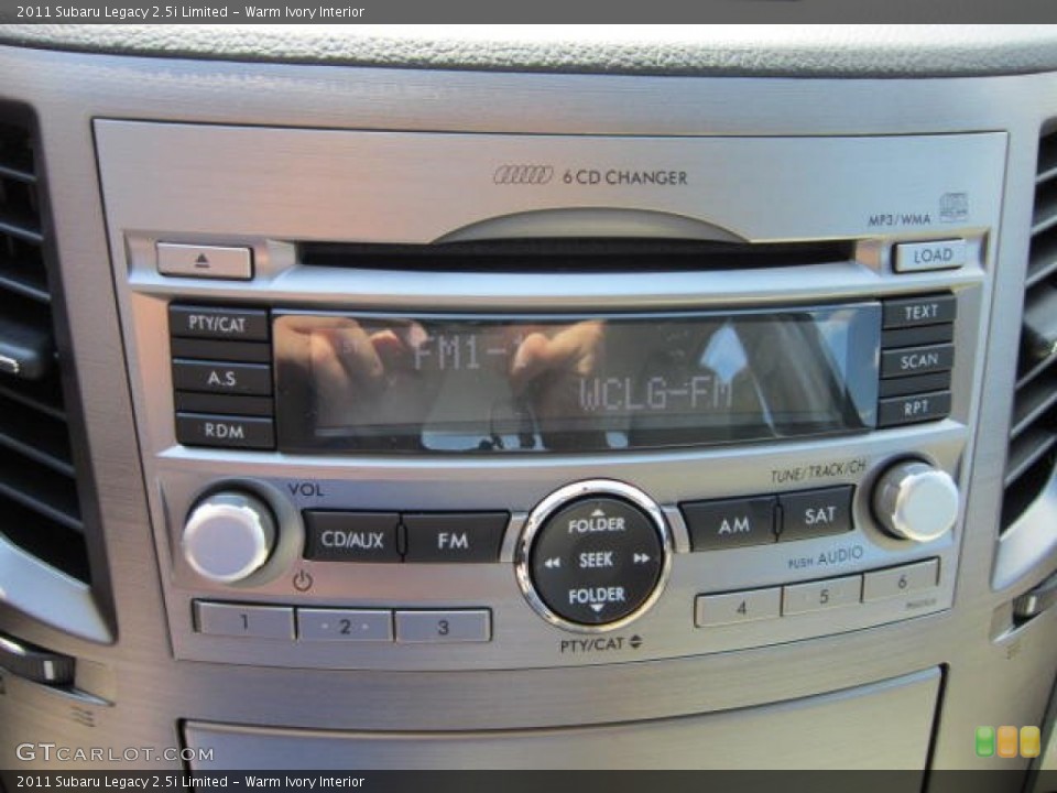 Warm Ivory Interior Audio System for the 2011 Subaru Legacy 2.5i Limited #53771120