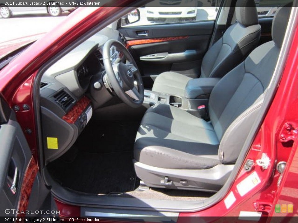 Off-Black Interior Photo for the 2011 Subaru Legacy 2.5i Limited #53771417