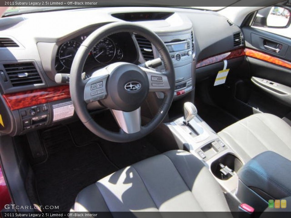 Off-Black Interior Photo for the 2011 Subaru Legacy 2.5i Limited #53771423