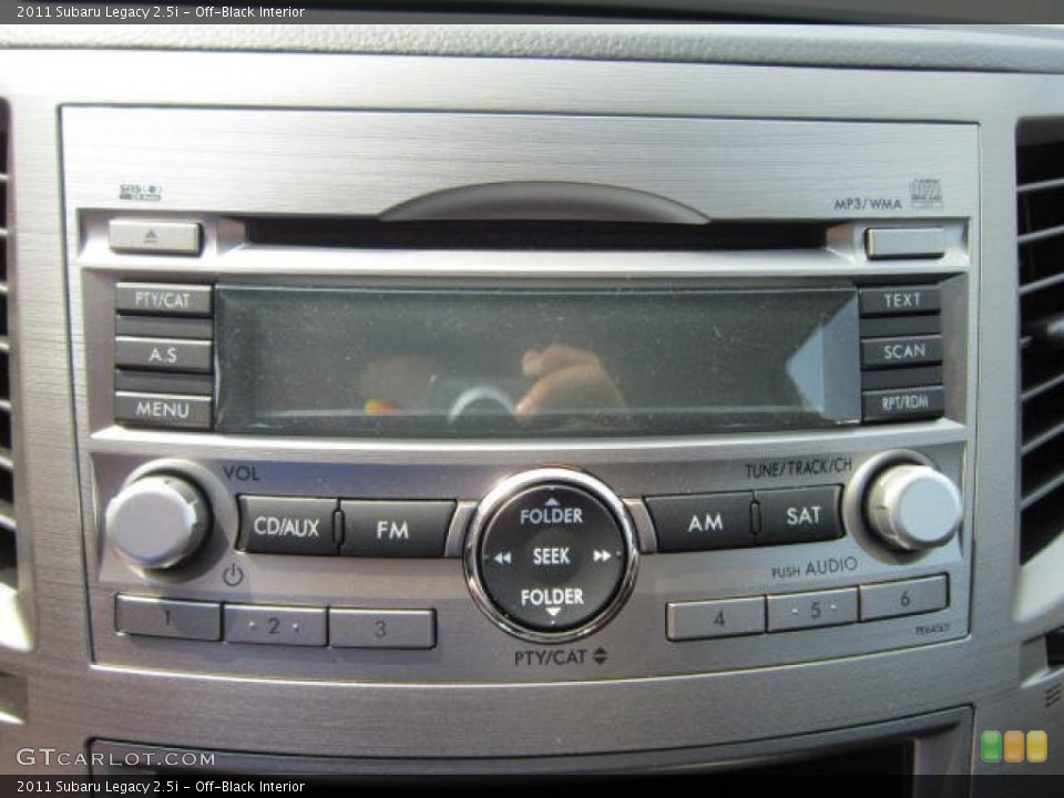 Off-Black Interior Audio System for the 2011 Subaru Legacy 2.5i #53771594