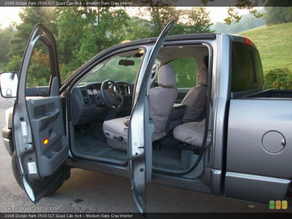 Medium Slate Gray Interior Photo for the 2008 Dodge Ram 3500 SLT Quad Cab 4x4 #53771672