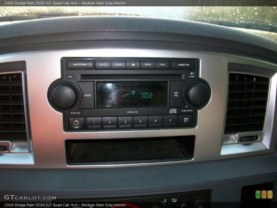 Medium Slate Gray Interior Audio System for the 2008 Dodge Ram 3500 SLT Quad Cab 4x4 #53771711