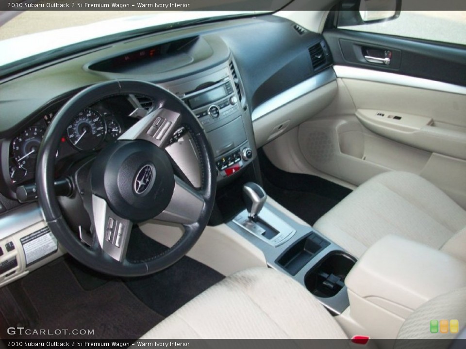 Warm Ivory Interior Photo for the 2010 Subaru Outback 2.5i Premium Wagon #53771987