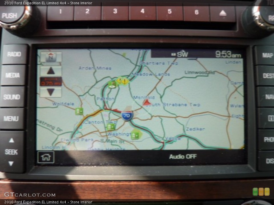 Stone Interior Navigation for the 2010 Ford Expedition EL Limited 4x4 #53772632