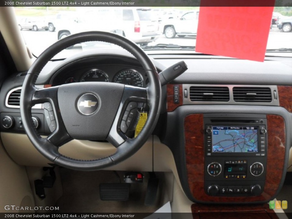 Light Cashmere/Ebony Interior Dashboard for the 2008 Chevrolet Suburban 1500 LTZ 4x4 #53774342