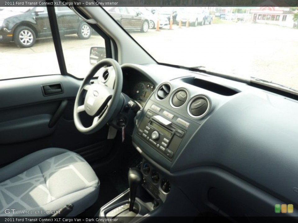 Dark Grey Interior Dashboard for the 2011 Ford Transit Connect XLT Cargo Van #53774558