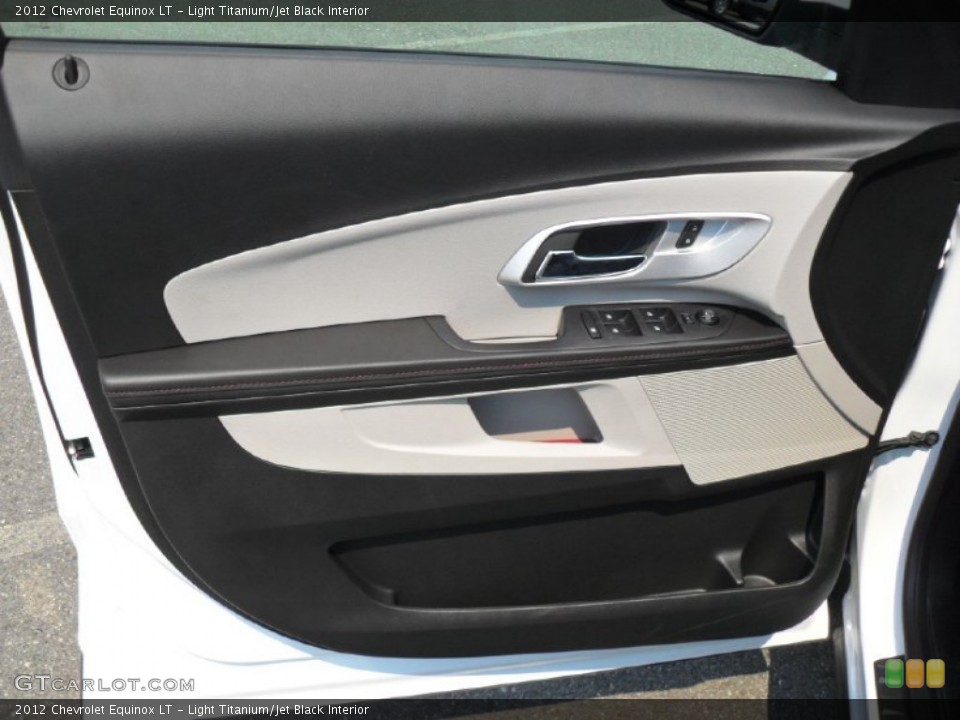 Light Titanium/Jet Black Interior Door Panel for the 2012 Chevrolet Equinox LT #53774783