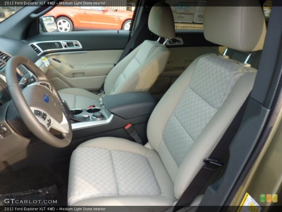 Medium Light Stone Interior Photo for the 2012 Ford Explorer XLT 4WD #53774889