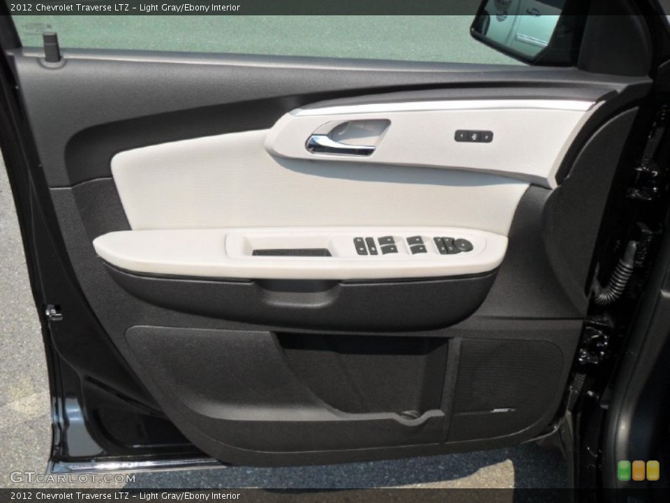 Light Gray/Ebony Interior Door Panel for the 2012 Chevrolet Traverse LTZ #53775100