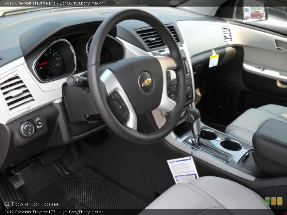 Light Gray/Ebony Interior Prime Interior for the 2012 Chevrolet Traverse LTZ #53775230