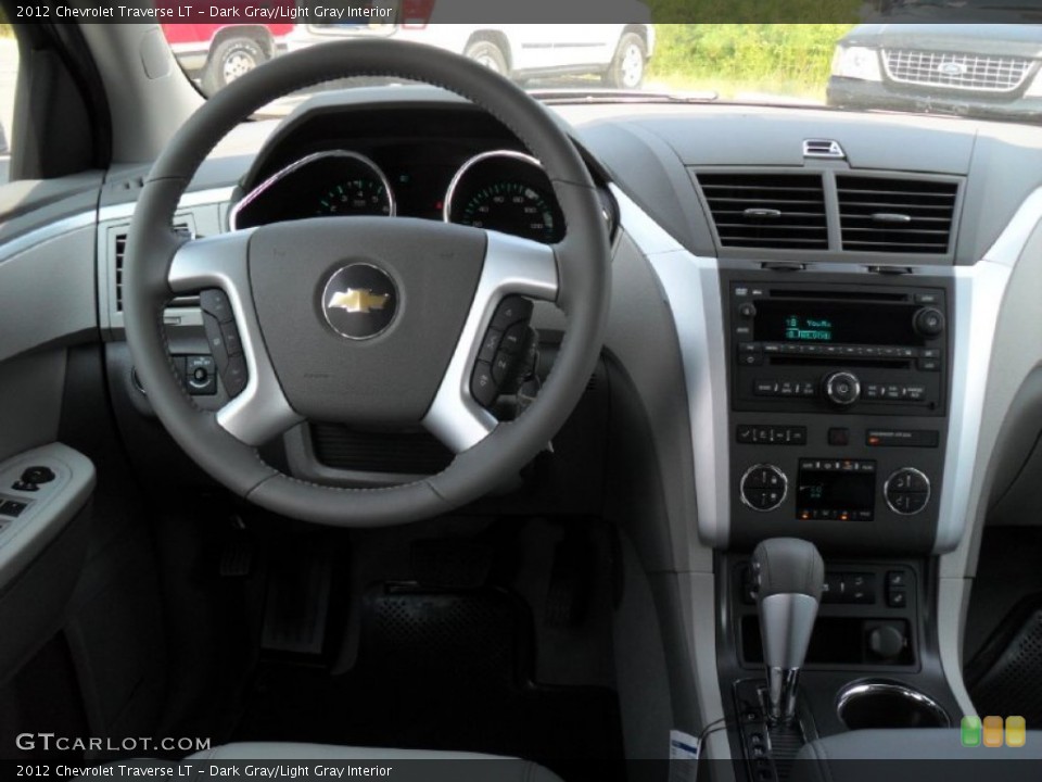 Dark Gray/Light Gray Interior Dashboard for the 2012 Chevrolet Traverse LT #53775340