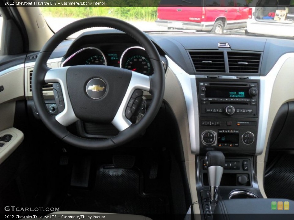 Cashmere/Ebony Interior Dashboard for the 2012 Chevrolet Traverse LTZ #53775537