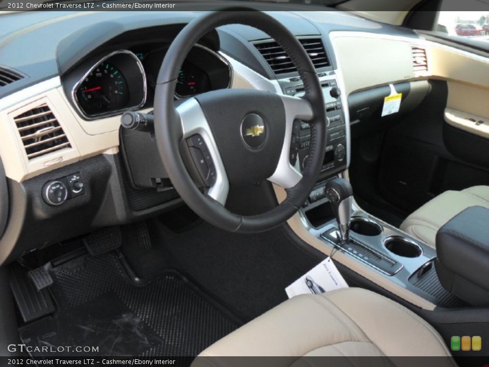 Cashmere/Ebony Interior Prime Interior for the 2012 Chevrolet Traverse LTZ #53775603